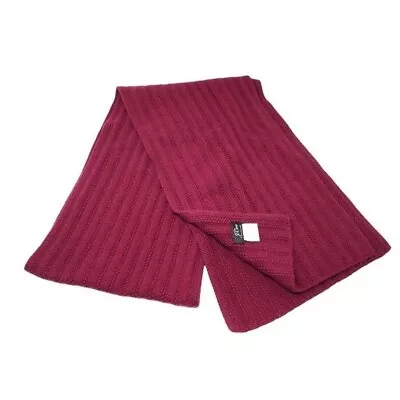 J. Crew | Ribbed Scarf In Everyday Cashmere Red • $59.99