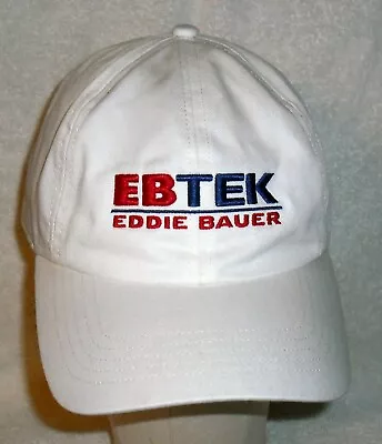 Vintage Eddie Bauer EBTEK Hiking Hat Baseball Cap Adjustable Embroidered Logo • $14.99