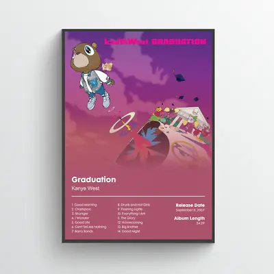 Kanye West Graduation Album Poster • £4.99