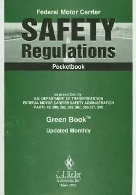 Federal Motor Carrier Safety Regulations Pocketbook - Paperback - GOOD • $3.73