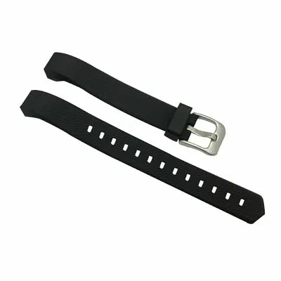 $10.02 • Buy Black Luxury Silicone Band Strap For Fitbit Alta, Alta HR, Ace Replacement