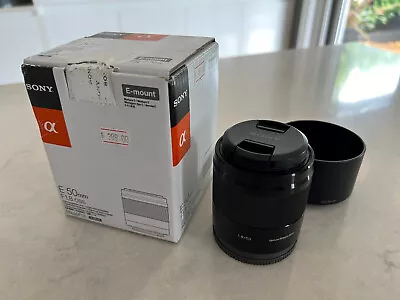 $350 • Buy Sony E 50mm F1.8 OSS Prime Lens - SEL50F18 - E-Mount FOR NEX - As New