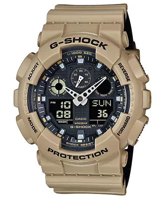 Casio G-Shock Analog Digital Beige Watch (GA-100L-8A) • $79.99