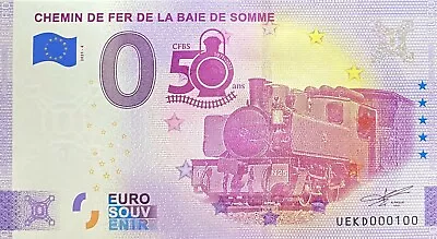 £10.83 • Buy Ticket 0 Euro Railway De La Bay Of Somme France 2021 Number 100