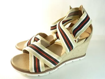 MIA Women Shoes Sandals Multicolor Espadrille Wedge Size 7.5 SKU 5956 • $31.50