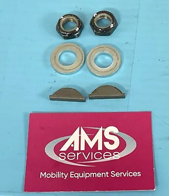 £19.99 • Buy One Rehab Liberty Vogue Mobility Scooter Axle Nuts & Woodruff Keys - Parts