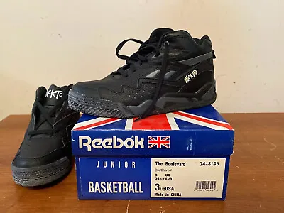 90s Reebok The Boulevard Boys Basketball 74-8145 Size 3.5 Blacktop • $39.99
