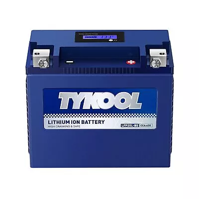 TYKOOL YTX20L-BS YTX20HL-BS Lithium LiFePO4 Motorcycle Battery12V 12Ah600CC... • $231.20