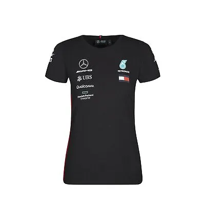 £19.99 • Buy Sale! Mercedes-AMG F1 Official Ladies Team T-Shirt Women Girls Size 6 & Size 8