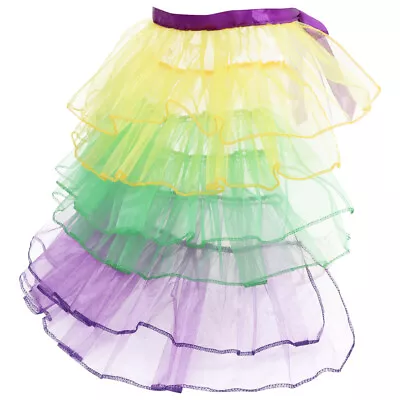 Mesh Colorful Skirt Women's Pirate Bustle For • $24.60