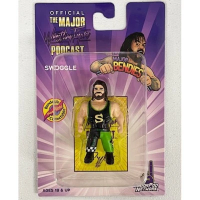 $20.99 • Buy Swoggle Hornswoggle MWFP Major Wrestling Figure Podcast Bendies Figure