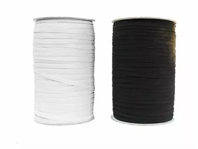 Elastic Braided - 6mm/200m / Roll In Black Colour. Shipped From Sydney • $37.95