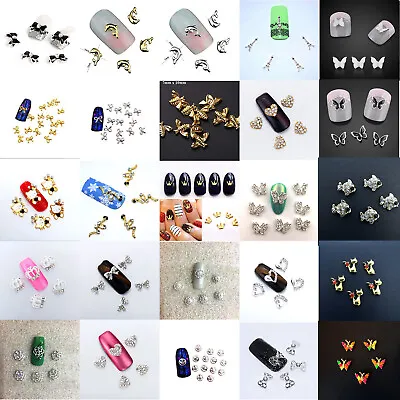 5 X Nail Art Charms Nail Design Decoration Manicure Design Choice UK Seller • £2.75