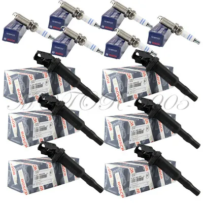 6 OEM For BOSCH Ignition Coils 0221504470 +6 Spark Plugs Kit 12122158253 For BMW • $105.99