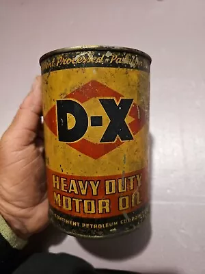 Vintage DX Motor Oil Qt Can  • $14.95