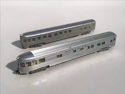 N Scale 2 Observation Passenger Cars. Santa Fe And Undecorated. • $28