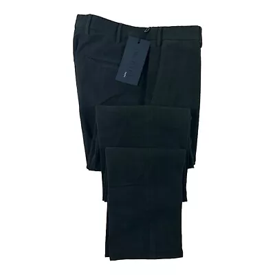 Incotex Current Charcoal Black Moleskin Mens Chino Pants Size 32x36 NWT • $129.99