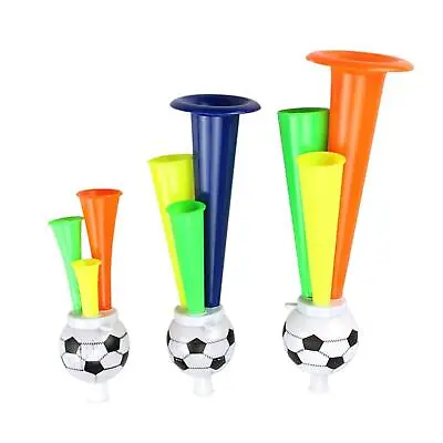 £4.86 • Buy Creative Soccer Fan Trumpet Toy Three Tones Cheering Props Durable For Games