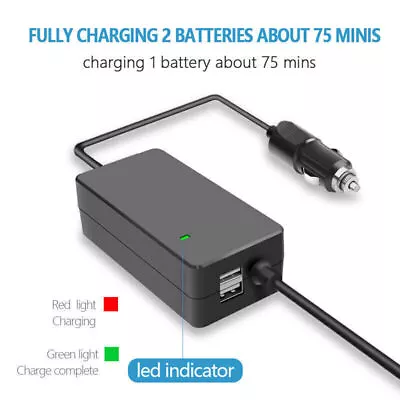 $43.39 • Buy 4 In 1 Intelligent Battery Car Charger For DJI Mavic Air 2 Remote Controller