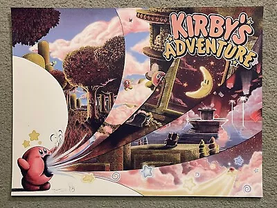 Kirby’s Adventure Nes Nintendo Video Game Art Print Poster Mondo Bailey Race • $169.99