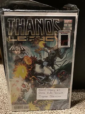 Thanos Legacy #1 - Variant Marvel 2018 Signed Donny Cates • £18