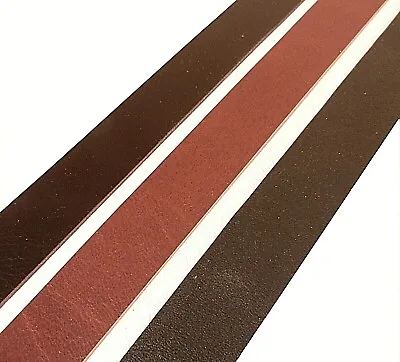£14.49 • Buy  3.5mm Thick Real Buffalo Hide Belt Straps Butt Leather 3 Colours 50 + Inch