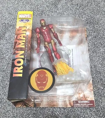 Marvel Select Diamond Toys Iron Man 6  Figure New 2014 • £29.99