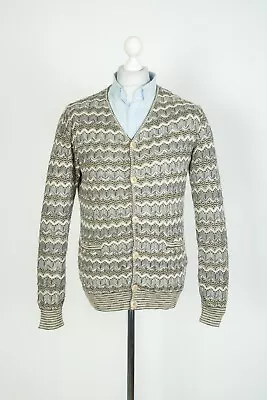 Mens Missoni Sport Button Sweatshirt Cardigan Sweater Jumper Size 48 • $124