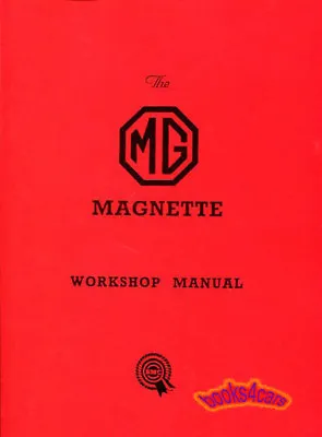 Mg Magnette Shop Manual Service Repair Book Za Zb Workshop Guide • $99.95