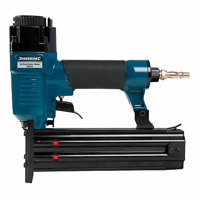 £37.90 • Buy Silverline Air Brad Nailer 50mm 18 Gauge Brad Nails 10-50mm Nail Gun - 868544