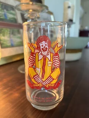  McDonald's Ronald McDonald Collector Series Drinking Glass Vintage 1977 • $0.99