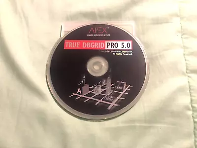 APEX True DBGRID PRO 5.0 Data Visualization And Editing Software CD • $4.99