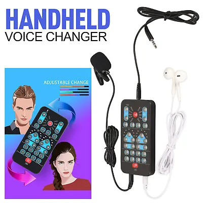 Portable Handheld Voice Changer Multifunctional Sound Disguiser With 8 Sound New • $18.74