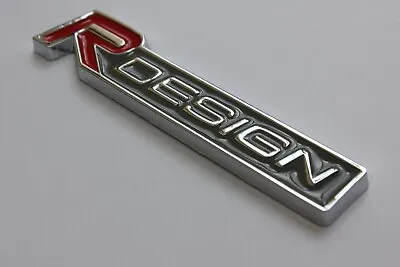 R Design Grill Red Emblem Badge For Volvo XC40 XC60 XC90 S60 V60 V90 S60 S90 • $11.48