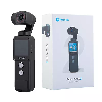 REFURBISHED Feiyu Pocket-2 4K Camera 60fps AI Smart Tracking 3-Axis Stabilizer • $128