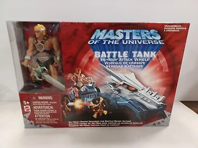 MASTERS Of The UNIVERSE BATTLE TANK With HE-MAN Figure Mattel New 2001 MOTU • $49.99