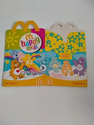 Care Bear Action Man MCDONALDS HAPPY MEAL BOX - Art - Toy Collectors Advertising • £3.25