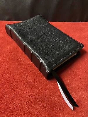 Vintage Cambridge KJV Cameo Bible Rebind Goatskin Leather Rebound Edge Lined  • $231