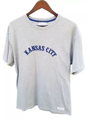 Mitchell And Ness Kansas City Royals Baseball T Shirt Size 48 XL Gray MLB Fan • $25