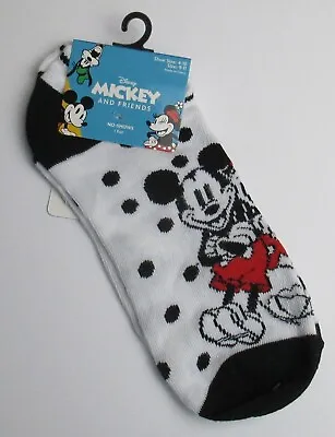 New Womens Size 4-10 Disney Mickey Mouse And Friends 1 Pair Socks • $4.50