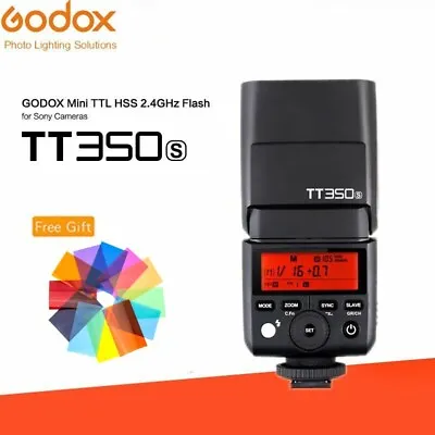 $124.40 • Buy Godox TT350S 2.4G HSS 1/8000s TTL GN36 Wireless Speedlite Flash For Sony A7 A7R