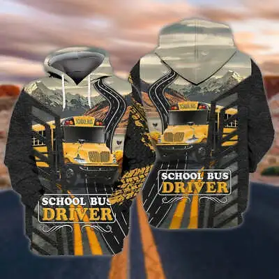 Bus Driver Gift School Bus Driver Is My Special Job 3D Pullover Hoodie Shirts Fo • $34.99