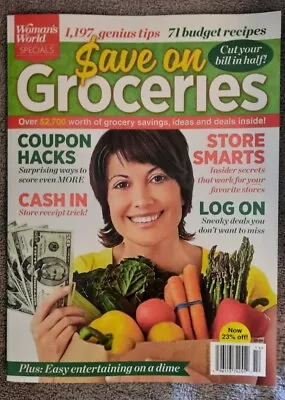 Save On Groceries Woman's World Specials Magazine Coupon Hacks Cut Bills 2021 • $12.90