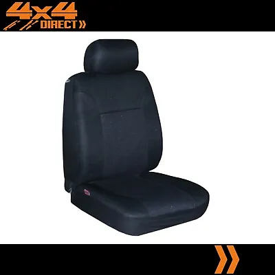 Single Breathable Jacquard Seat Cover For Nissan Navara D40 • $79