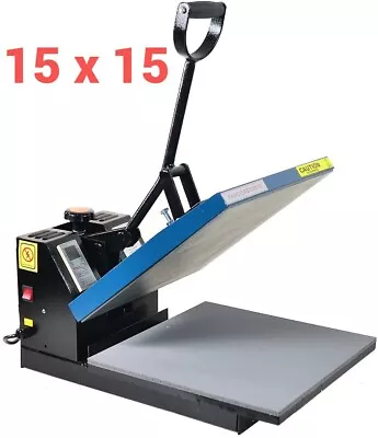 REFURBISHED Digital Heat Press Machine 15 X 15 T-Shirt Sublimation Heat Press • $129.99