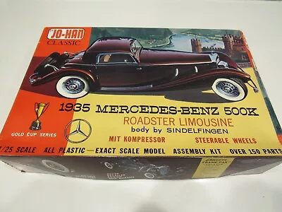 JoHan 1935 Mercedes Benz 500K Roadster Limousine Car Model Kit 1/25 Scale GC1135 • $35