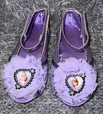 Sofia The First Prinsess Girls Fancy Dress ￼Shoes UK Size 7-8 Disney Store • £3.99