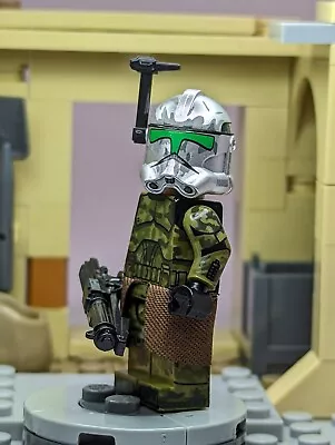 LEGO Star Wars Custom Printed Minifig 41st Elite Kashyyyk Camo Clone Trooper Lt. • $0.99