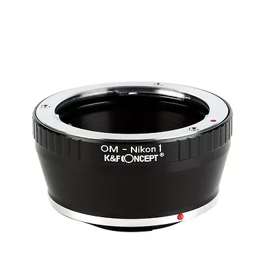 K&F Concept Manual Lens Adapter For Olympus OM Lens To Nikon 1 Camera Body J1 V1 • $35.41