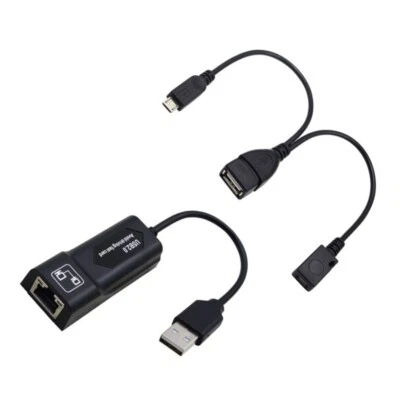 $16.91 • Buy 3 Or 2nd GEN MT Buffering Reducing LAN Ethernet Adapter For AMAZON Fire Stick TV